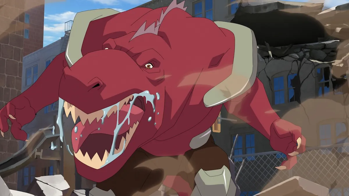 Invincible Sezon 4'te Mark Grayson'un Dinosaurus ile Yüzleşmesi